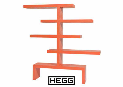 Kast of roomdivider nr. 3, oranje polyester