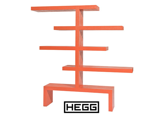 Kast of roomdivider nr. 3, oranje polyester